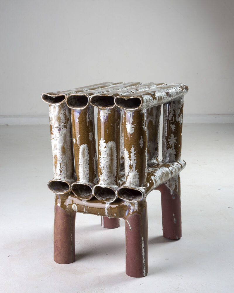 Milan Pekar_Ceramic Furniture Vase on the Table Brown 1_Case Goods_ Studio Fenice_ (2)