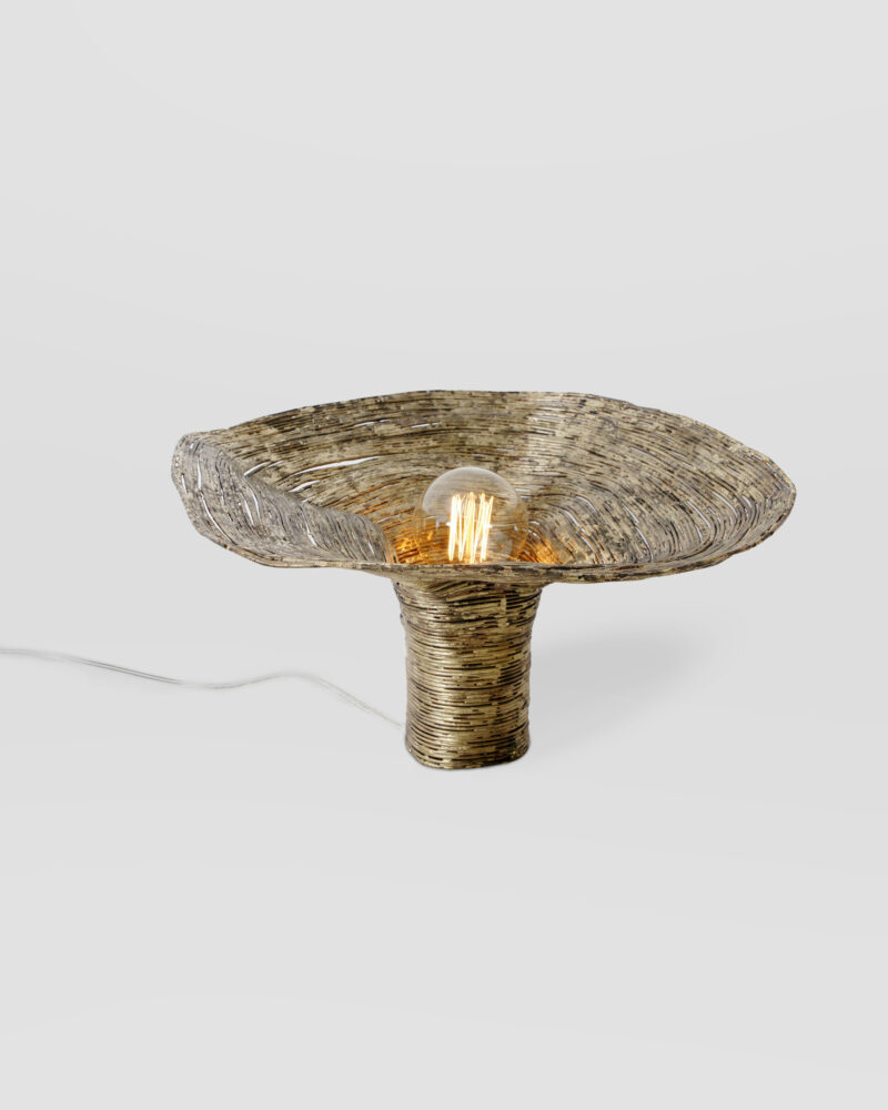 Johannes Hemann_ Wrap Alder Spruce Steel Table Lamp_Lighting_Studio Fenice_ (2.)