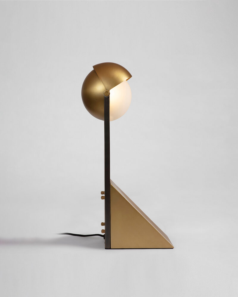 Square in Circle_Dance of Geometry Table Lamp_Lighting_Studio Fenice_1